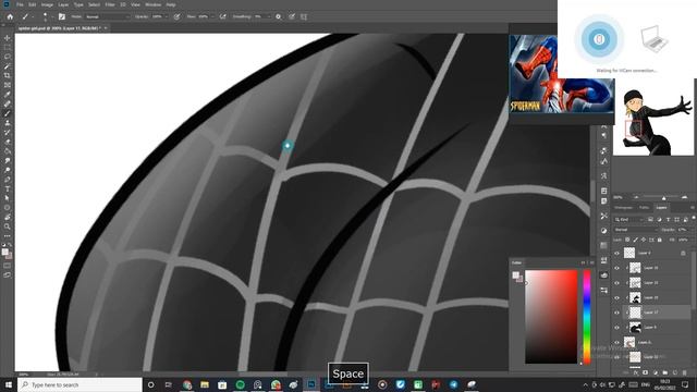 Spider Girl - Venom Season - Speed Art #photoshop #digitalart