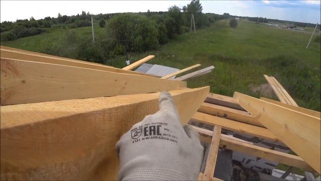 ?Самая Распространённая Крыша❕ Не Как У Всех! Стропила в одного.⛳ Доделал, ничего сложного! ✌ смотреть онлайн