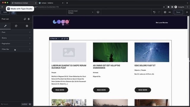 Filtrado instantáneo de publicaciones visuales en WordPress con Isotope y Breakdance смотреть онлайн