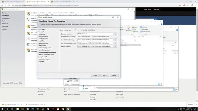SQL Server 2016: Install - Database Engine, SQL Server Management Studio (SSMS) & AdventureWorks смотреть онлайн