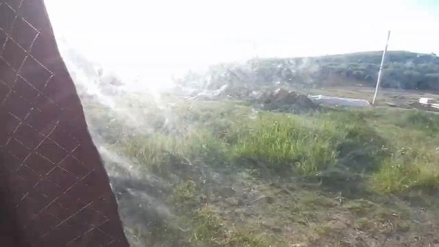 обзор моей бани, палатка морж, печь гравицапа кц-4 смотреть онлайн