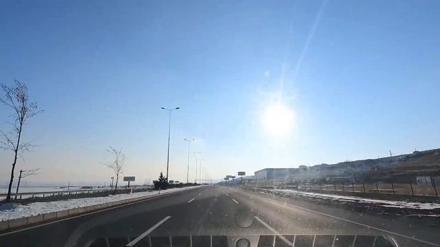 Дорога из Кайсери в Каппадокию на авто / from Kayseri to Cappadocia by car смотреть онлайн