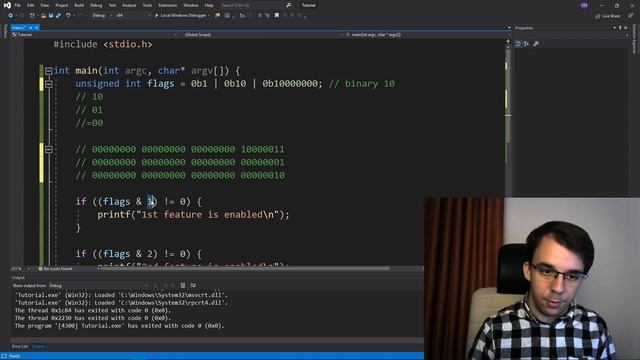 Practical uses of bitwise operations - Implementing a Flag System смотреть онлайн