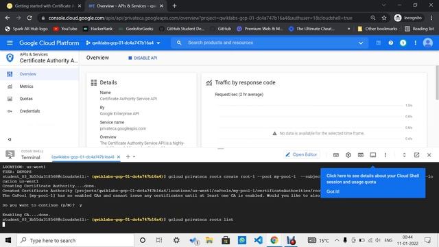 Certificate authority service: qwik Start | learn to earn security challenge lab 2 solution смотреть онлайн