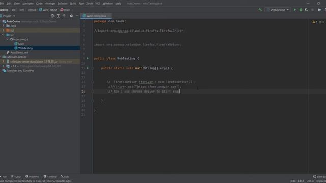 Java IntelliJ and Web Automation смотреть онлайн
