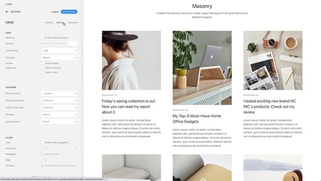 Using the Grid Element | YOOtheme Documentation смотреть онлайн