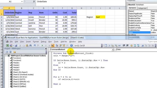 Excel VBA ActiveX Series #7 ListBox - Custom Fill A Listbox Any Way You Want смотреть онлайн