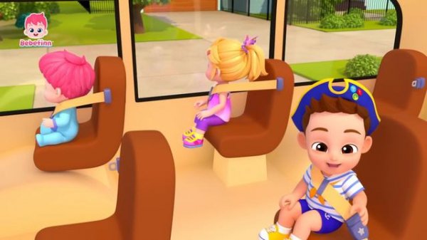 ? Bebefinn Bus Play and Song | Baby Car | Nursery Rhymes Compilation for Kids