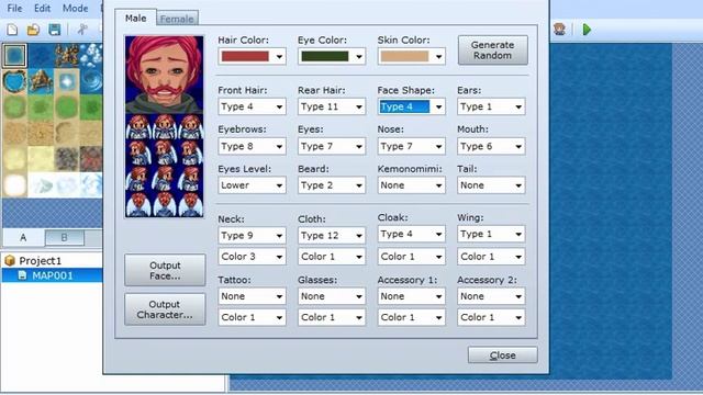 [Полезное] RPG Maker VX Ace - Генератор персонажей для игры.