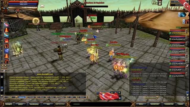 Gravity MAGE MİNİ PK ! Rising KO смотреть онлайн
