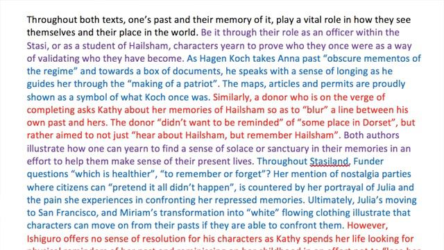 Improve YOUR Comparative Paragraph Writing - Stasiland and Never Let Me Go смотреть онлайн