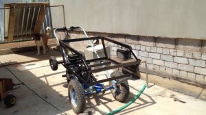 самоходная тележка из скутера