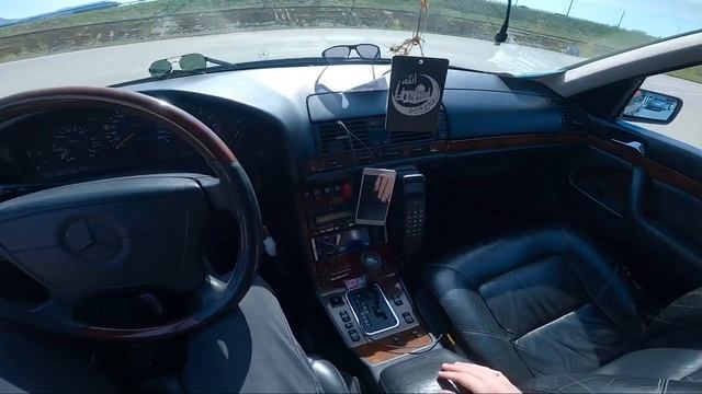 ЗА РУЛЕМ / MERCEDES-BENZ W140 S420 [4.2 279л.с] ?? / POV TEST DRIVE / ТЕСТ ДРАЙВ ОТ ПЕРВОГО ЛИЦА