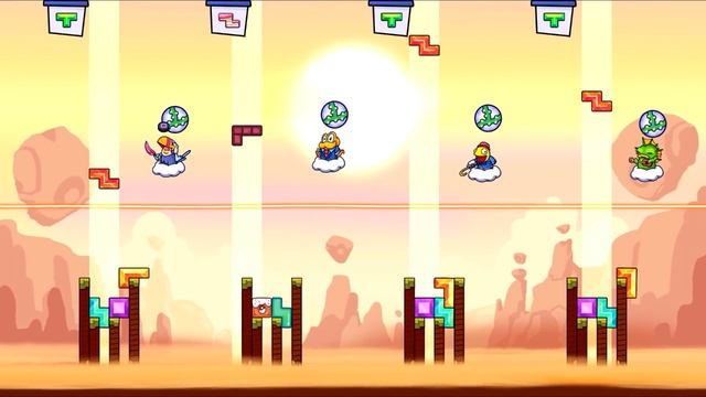 ТАКОГО НЕ БЫВАЕТ В ТЕТРИСЕ!!! АДОВЫЕ ГЛЮКИ В TRICKY TOWERS!!! смотреть онлайн