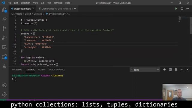 Python Dictionaries смотреть онлайн