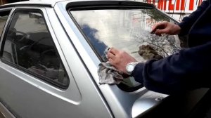 Поклейка перфопленки