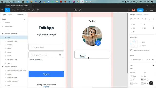 How to Design Video Chat App in Figma || UI/UX Design 2023 || Messenger app Design in figma смотреть онлайн