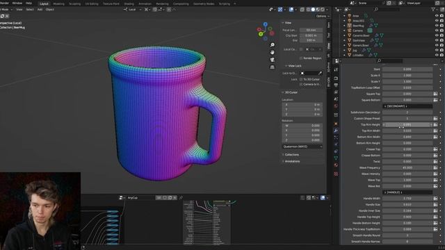 Procedurally Generate ANY Cup in Blender смотреть онлайн