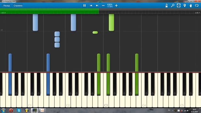 Шерлок холмс Собака баскервилей piano synthesia Very SLOW смотреть онлайн