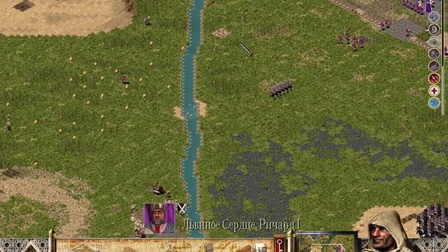 Stronghold Crusader Extreme - Эпичный геймплей #1 (герцоги против короля) смотреть онлайн