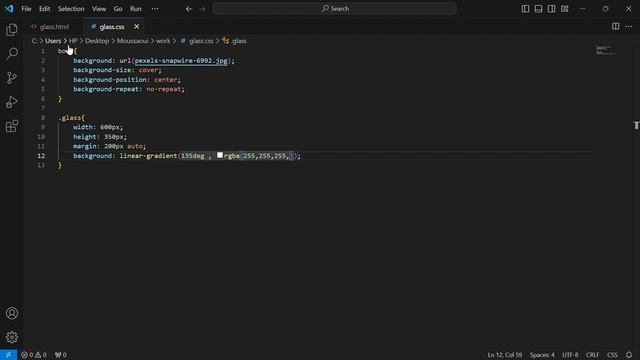 Coding a GLASS Effect With CSS смотреть онлайн