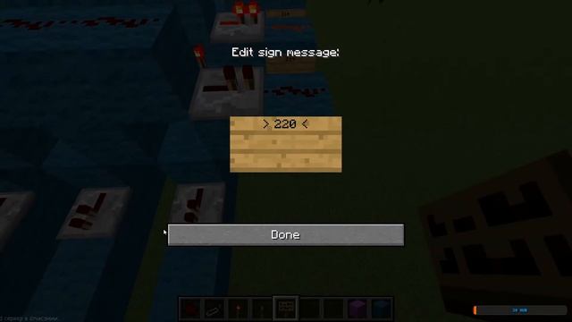 Minecraft. Простой восьмибитный калькулятор №6.