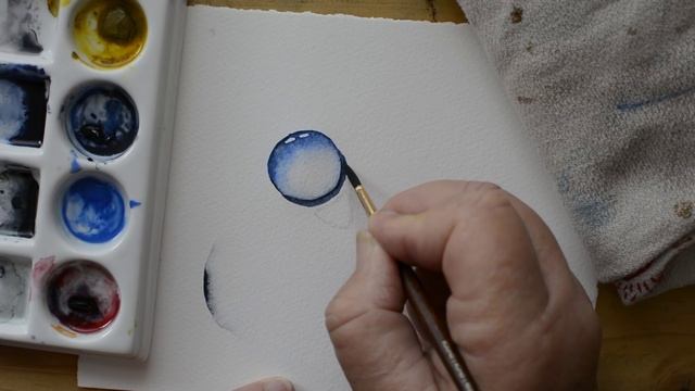 A Beginner's Guide to Painting Water Drops in Watercolor Paint with Sandra J смотреть онлайн
