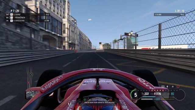 F1 2018 - 100% Race at Circuit de Monaco in Räikkönen's Ferrari смотреть онлайн