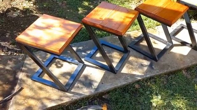 Табурет в стиле Лофт. смотреть онлайн