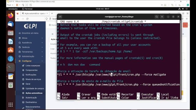 Como configurar ações automáticas no GLPI para envio de e-mail e demais notificações #glpi смотреть онлайн