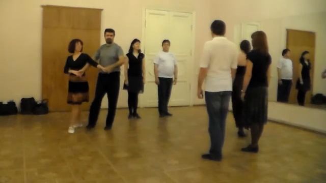 Кадриль "Каледония". 1 фигура. смотреть онлайн