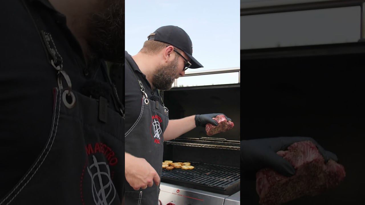 Стейк рибай на гриле #рецепт #bbq #еда #вкусно #рецепты #grill #cooking #food #мясо #стейки #steak смотреть онлайн