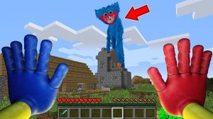 ХАГГИ ВАГГИ напал на деревню жителей в майнкрафт ! HUGGY WUGGY POPPY PLAYTIME SCP MINECRAFT