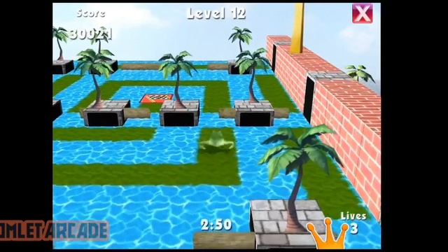3D Frog Frenzy (Mobile Walkthrough) смотреть онлайн