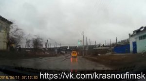 Проезд на запрещающий сигнал Красноуфимск