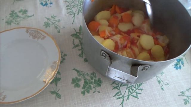 Летний картофельный соус с овощами без мяса за 15 минут. Рецепт быстрого блюда из овощей смотреть онлайн