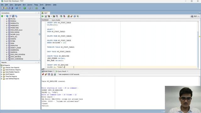 LT13,Trying to create Employee table || SQL Masterclass for Oracle 1Z0-071 смотреть онлайн