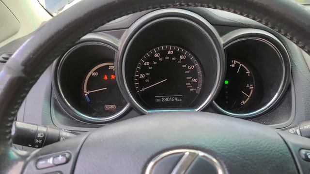 2006 Lexus RX400h check hybrid system P0A05 P0A93 fault codes. Part 2 The repair. смотреть онлайн