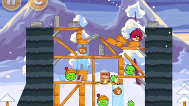 Angry Birds Seasons 1-19 3-Star Walkthrough Wreck the Halls смотреть онлайн