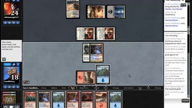 Pauper Gauntlet S03R02 Goblin Storm Combo vs Abzan Lifegain смотреть онлайн