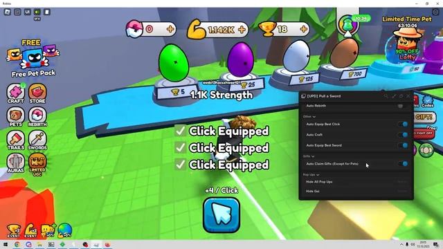 Pull a Sword Script | Roblox Autofarm, Teleports ve Daha fazlası - Pastebin Hack смотреть онлайн