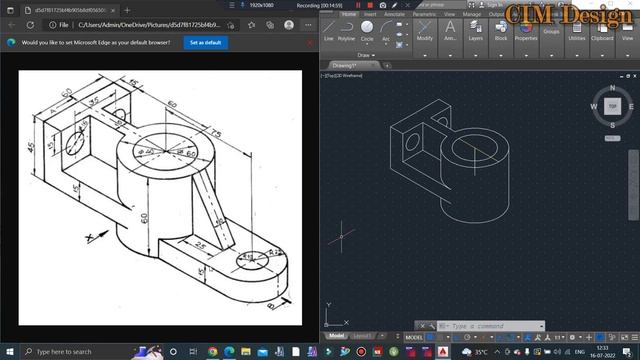 AUTOCAD 2D ADVANCE TUTORIAL - ISO DRAFTING TUTORIAL IN AUTOCAD #isometricdrawing #cimdesign смотреть онлайн