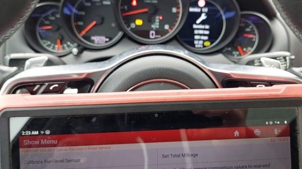 Porsche Cayenne service interval reset/maintenance inspection reset/oil change reset with Launch