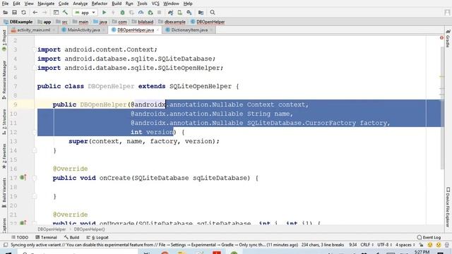 Mob Dev Save Data SQLite смотреть онлайн