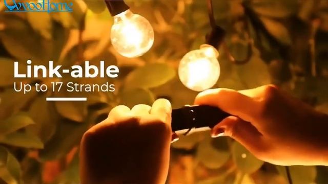 25 гирлянд накаливания, открытый шатер, внутренний двор, украшение праздничной атмосферы