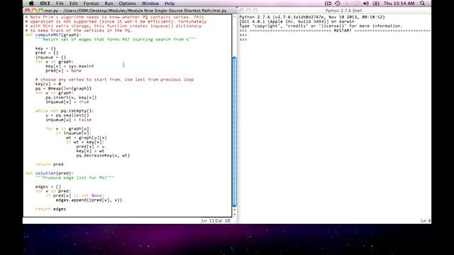 9 02 Using Priority Queues to Compute the Minimum Spanning Tree смотреть онлайн