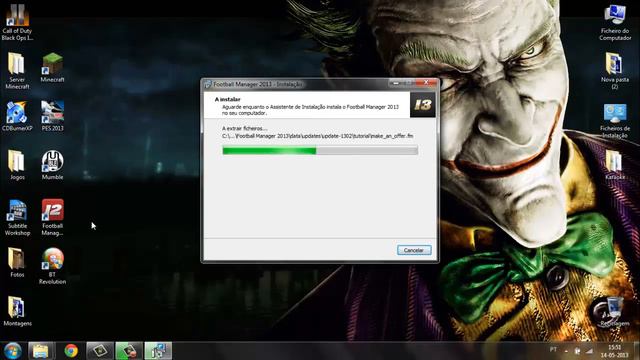 Instalar Crack Football Manager 2013