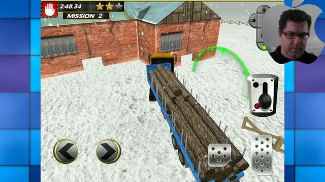 TRUCK DRIVING CRAZINESS | 3D Ice Road Trucker ipad version | TRUCKING SIMULATOR смотреть онлайн
