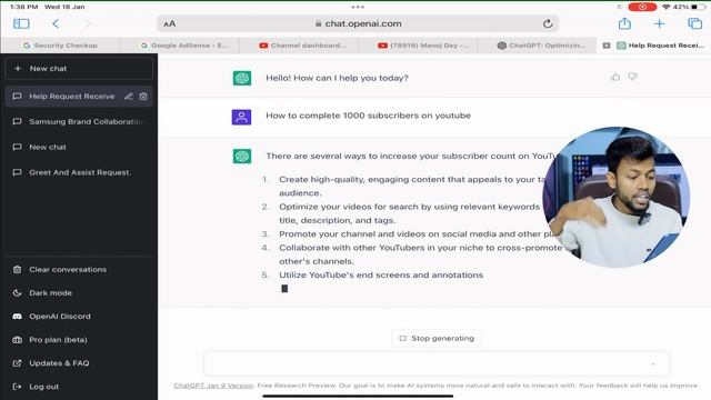 ChatGPT से Complete करे 1000 Subscribers & 4000 Hrs Watchtime ? смотреть онлайн