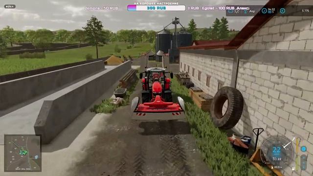 ?Farming Simulator 22?- Стрим.Новая Карта "Brzozowka". Карьера вместе с постоянными зрителями. смотреть онлайн